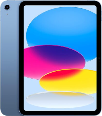 Apple iPad 11-inch: A16 chip, 11-inch Model, Liquid Retina Display, 128GB, Wi-Fi 6, 12MP Front/12MP Back Camera, Touch ID, All-Day Battery Life — Blue