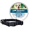 SecureAway Dog Flea Collar Protector, 14-20-in, Black + Seresto Flea & Tick Collar for Dogs, up to 18-lbs, 1 Collar (8-mos. supply)