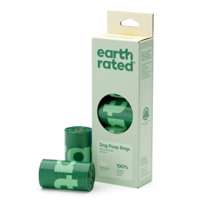 Earth Rated Dog Poop Bags Refill Rolls - 100% Leak-Proof & Extra Strong