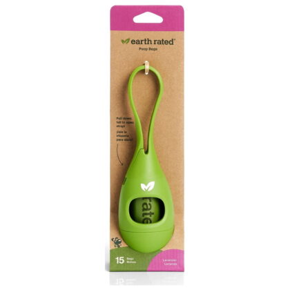 Earth Rated Poop Bag Dispenser with 15 Bags