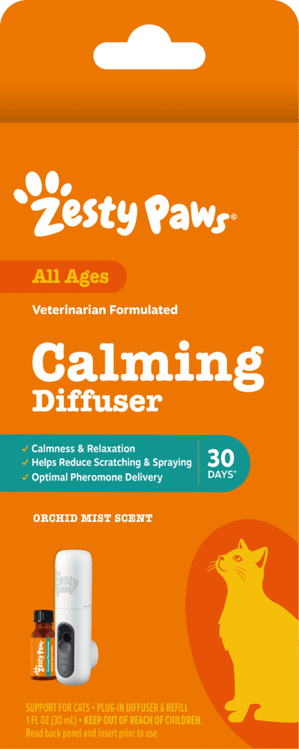 Zesty Paws Cat Calming Diffuser Starter Kit - 30 Day Supply
