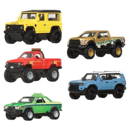 Hot Wheels Premium Pop Culture 2025 Mix 3 Set of 5 Vehicles