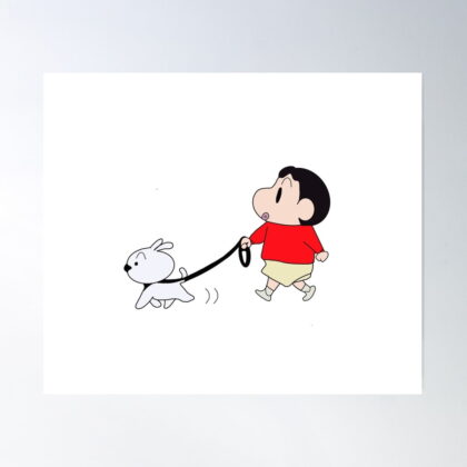 Crayon Shin-chan Retro Wall Art