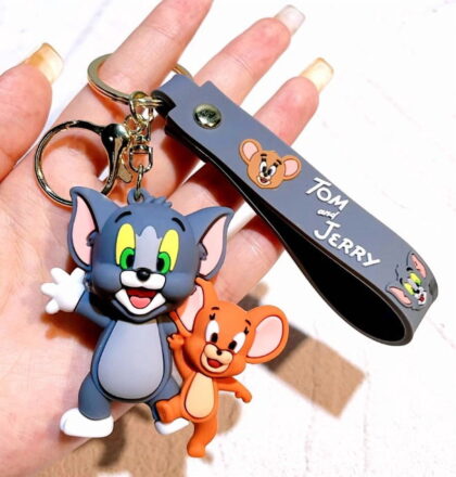 Tom and Jerry Plush Toy Deformation Series Pendant Keychain