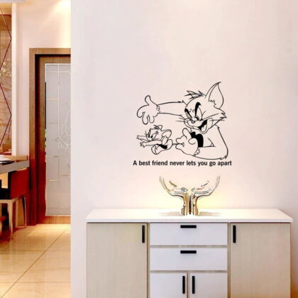 Flirty Birdy Tom And Jerry Wall Art