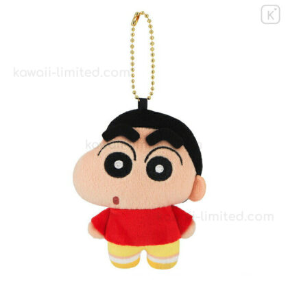 Crayon Shin-chan Flat Mascot Plush Keychain